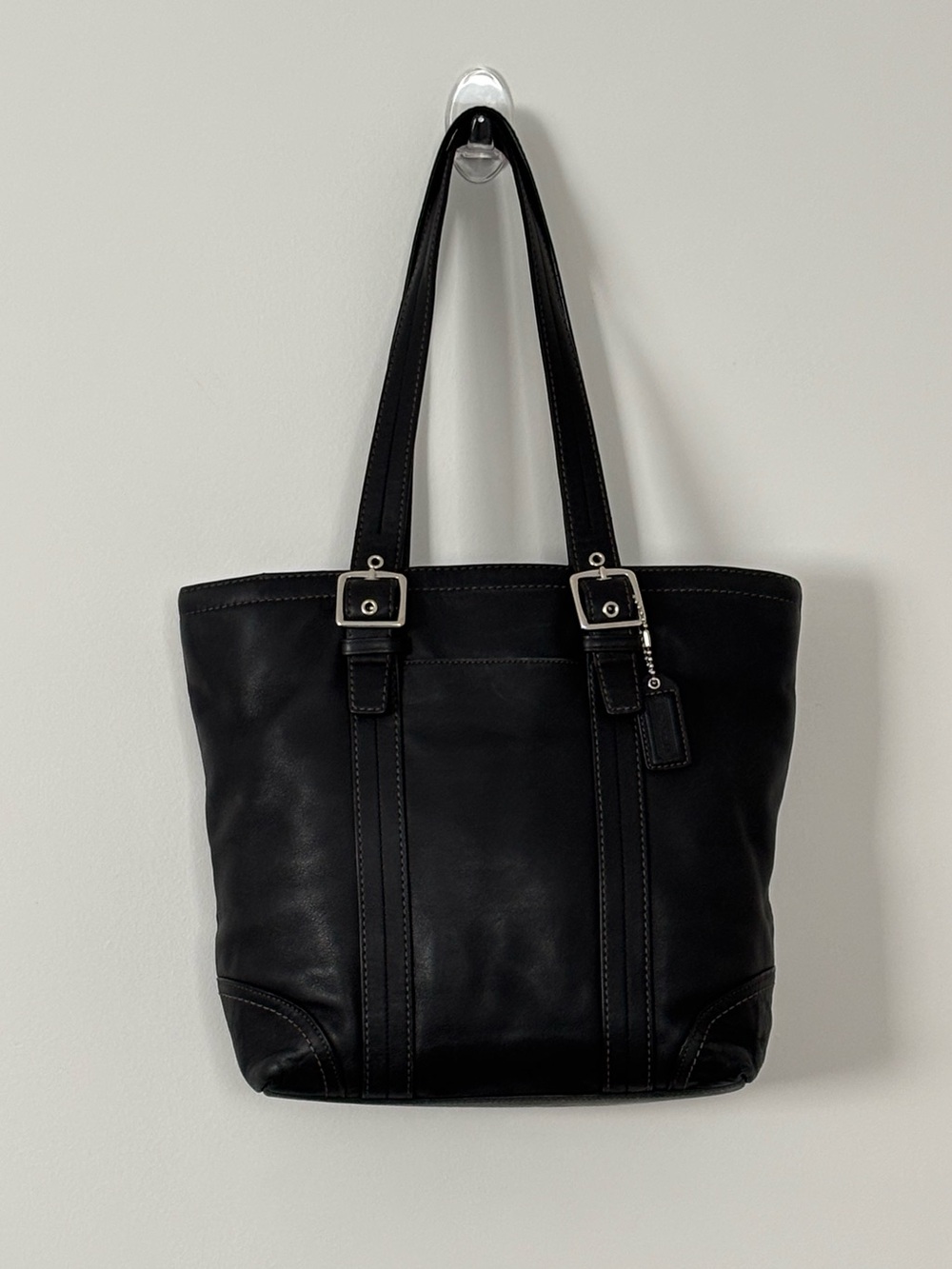 Vintage Coach 2007 Hampton Leather Tote F11201 Shoulder Bag Y2K